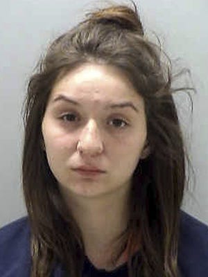 This photo released by the Northwest Regional Corrections Center shows Monalisa Perez. Perez, of Halstad, was charged Wednesday, June 28, 2017, with second-degree manslaughter in the death of Pedro Ruiz III. According to a criminal complaint, the 19-year-old Perez told authorities Ruiz wanted to make a YouTube video of her shooting a bullet into a book he was holding against his chest. She says she fired from about a foot away.