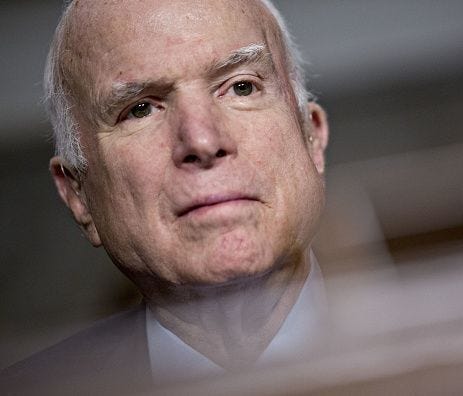 Sen. John McCain has a new memoir coming out in which he is expected to to offer 