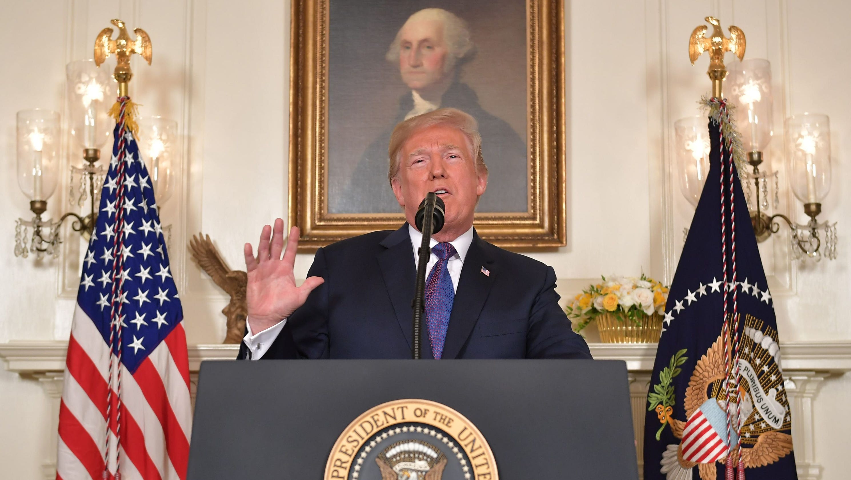 Donald Trump's Syria speech on why U.S. attacked