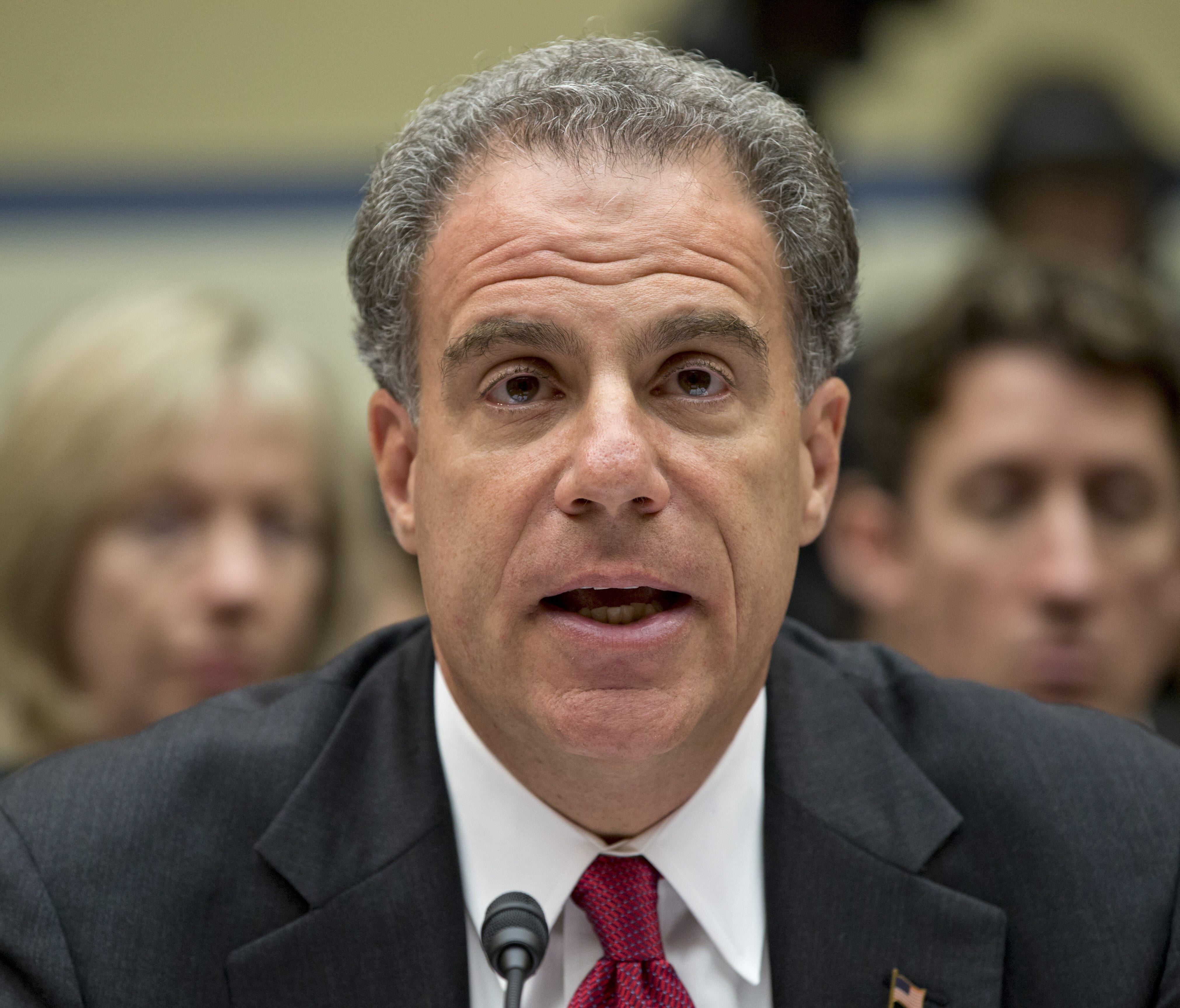 Michael Horowitz, the Justice Department's inspector general, testifies before the House Oversight and Government Reform Committee in 2012.