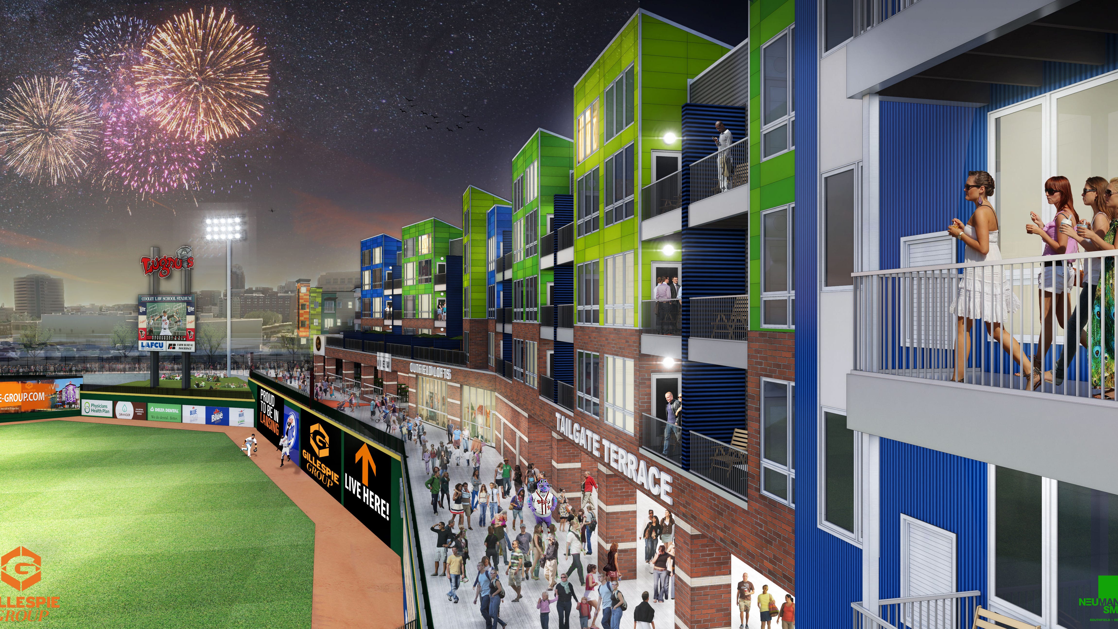 Work starts on The Outfield ballpark apartments