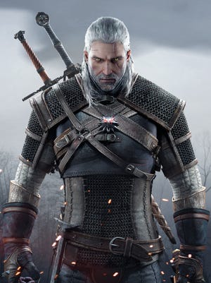 Geralt of Rivia is the Witcher in “Witcher 3: Wild Hunt.”
