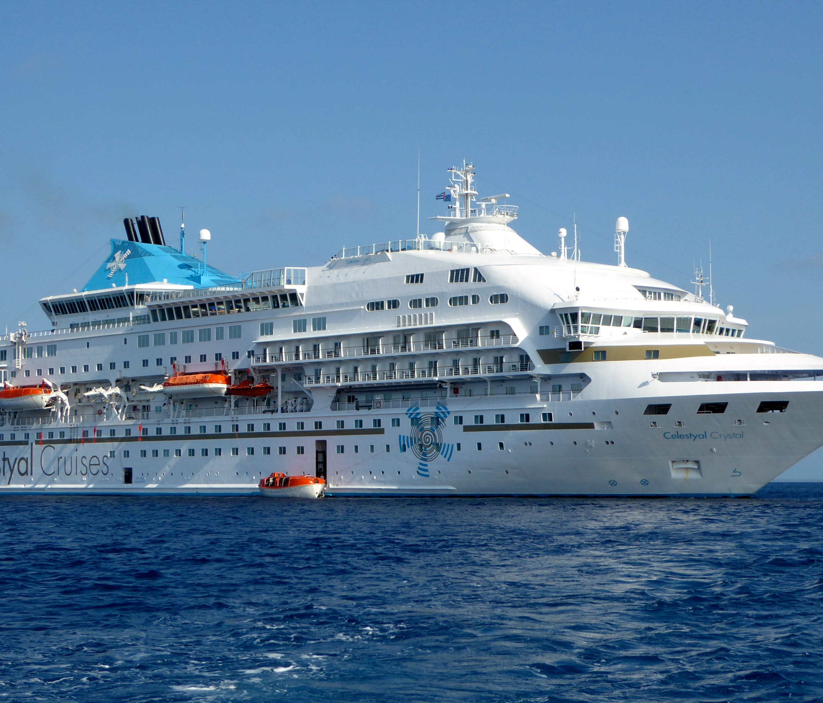 Cypriot-owned Celestyal Cruises' 25,000-gross-ton Celestyal Crystal carries 960 guests.  For three years, the ship has been operating on winter cruise service from Montego Bay, Jamaica, to Cuba and in 2017, it will be based there year-round.