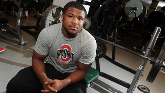 Mike Weber announced his decision to stick with the Buckeyes at about 10:30 a.m. Wednesday.