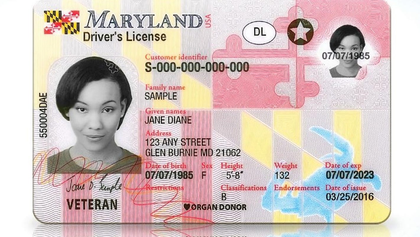 MVA unveils new Maryland licenses, IDs