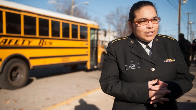 Joan Borges Perez, a senior at Woodrow Wilson High School in Camden, is one of the relatively few Wilson students who passed the HSPA test, but she admits she had to work at it. She did not pass the math portion on her first try. But she buckled down. Using the discipline she’s gotten as a corporal in the school’s Junior Reserve Officer Training Corps, she prepared, drilled and passed.