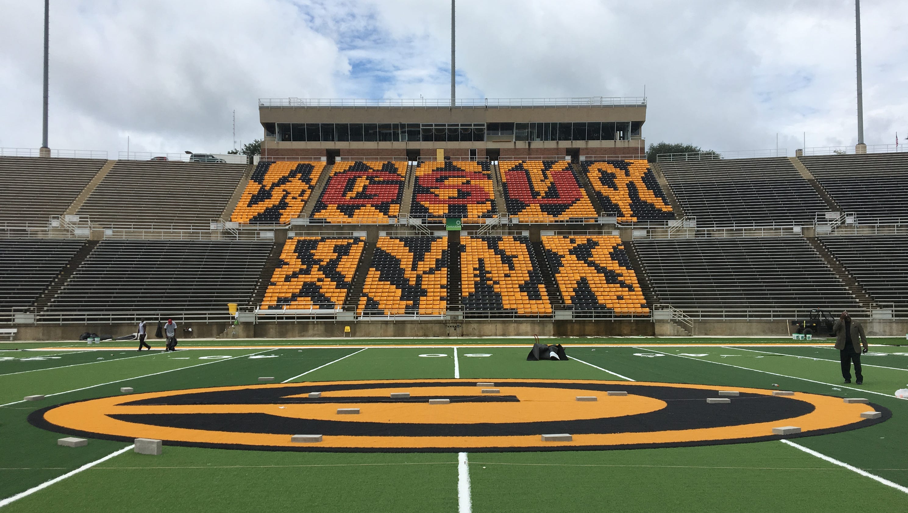 EXCLUSIVE Grambling's new turf, videoboard days from completion