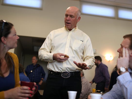 Republican congressional candidate Greg Gianforte is