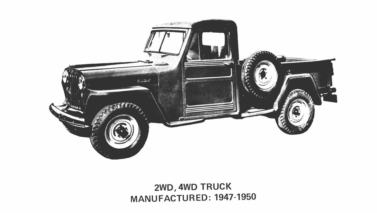Jeep pickups through the years