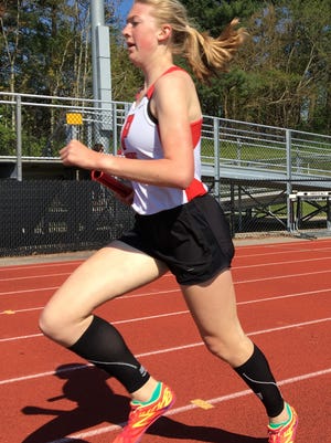 Motivated by a difficult cross country season that wasn't up to her expectations, Pinckney's Erika Rapp became All-State with her teammates in the 3,200-meter relay.
