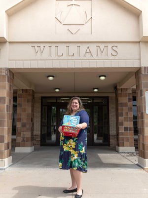 Jenn Murphy McDaniel, a fifth-grade teacher at Williams Science and Fine Arts Magnet School, received a donation of school supplies ahead of the 2020-21 academic year after being chosen as a recipient of the Country Music Teacher/Classroom Initiative.
