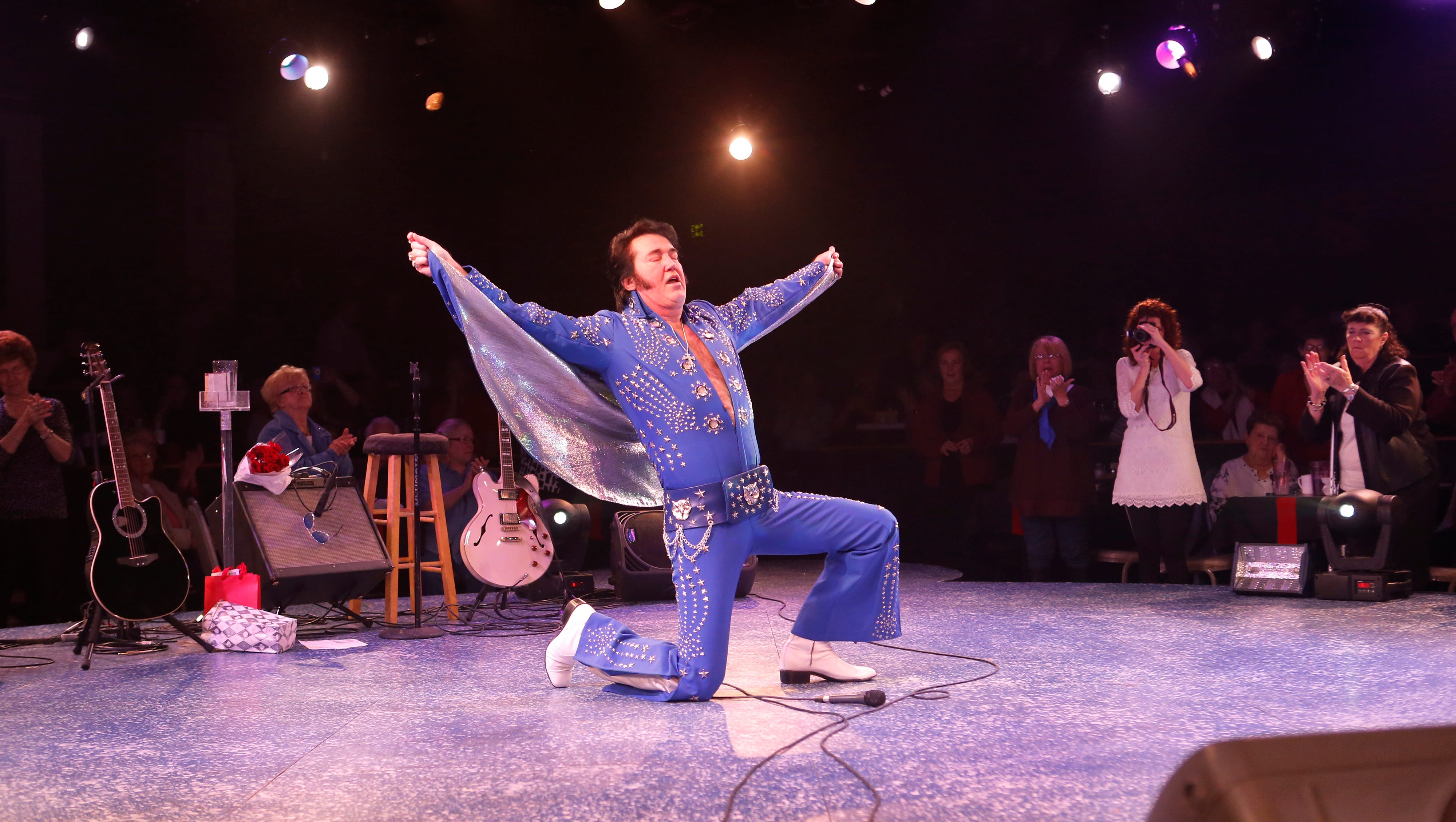 Eddie 'Elvis' Miles hangs up his jumpsuit