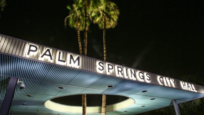 The Palm Springs City Council voted 4-0 to approve up to $85,000 for an independent investigation into a camera and intercom system in Mayor Rob Moon's office. Moon recused himself from the vote.