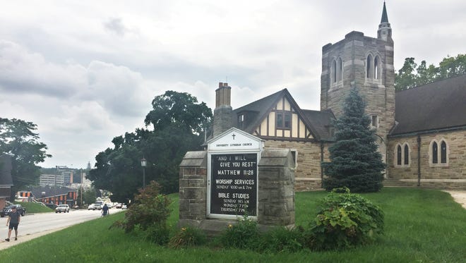 University Lutheran Church at Chauncey Avenue and State Street came down three years ago to make way for Rise at Chauncey.