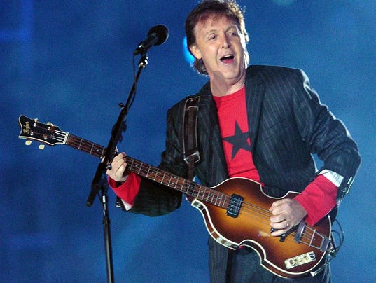 British rock legend Paul McCartney perfo