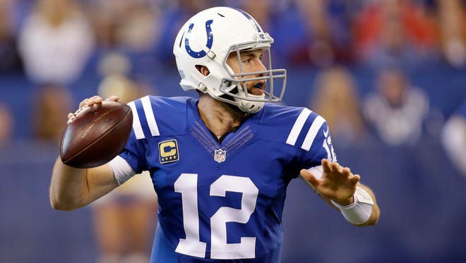 Andrew Luck, who sat out the Colts' last game with a concussion, is expected to return to face the Jets on Monday Night.