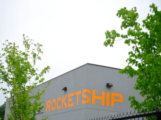 A view of the front of at Rocketship Nashville Northeast Elementary in Nashvillen on May 19, 2015.