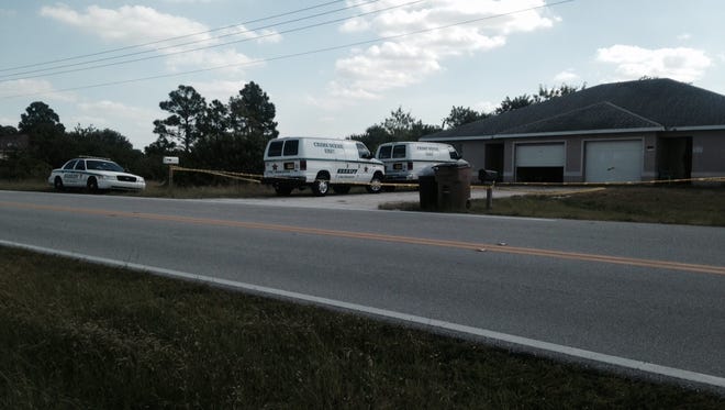 The South Alabama Road site of the accidental shooting of a 2-year-old Monday afternoon.