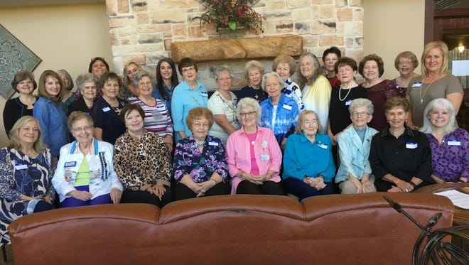 Members of the John Davis Chapter of the Daughters of the American Revolution met on April 8 to hear a presentation about a school in Alabama sponsored by DAR.
