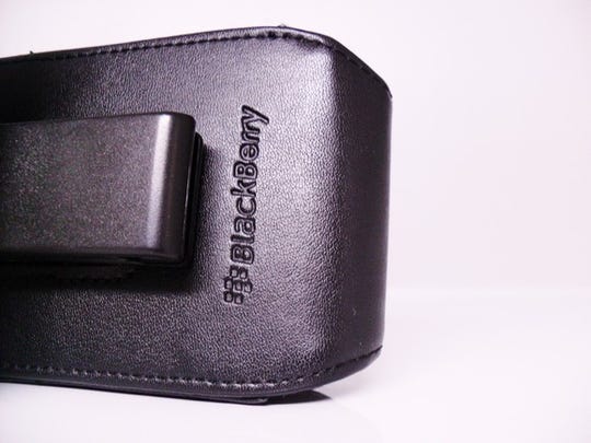 A Blackberry phone case.
