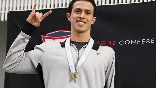 Native El Pasoan Will Licon was named the NCAA male swimmer of the year.