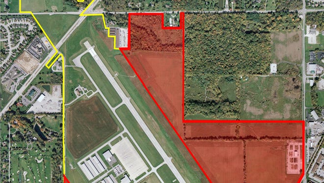 Fishers wants to develop land around the Indianapolis Metropolitan Airport, located at 96th Street and Allisonville Road.