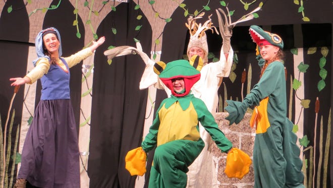 Spring Mills students benefitted from the Missoula Children's Theater representatives to do "The Frog Prince."