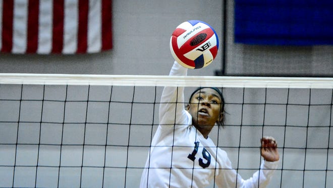 Tesia Thomas excelled on the volleyball court for West York last fall as a freshman. She's hoping to have an even bigger impact this season as a sophomore.