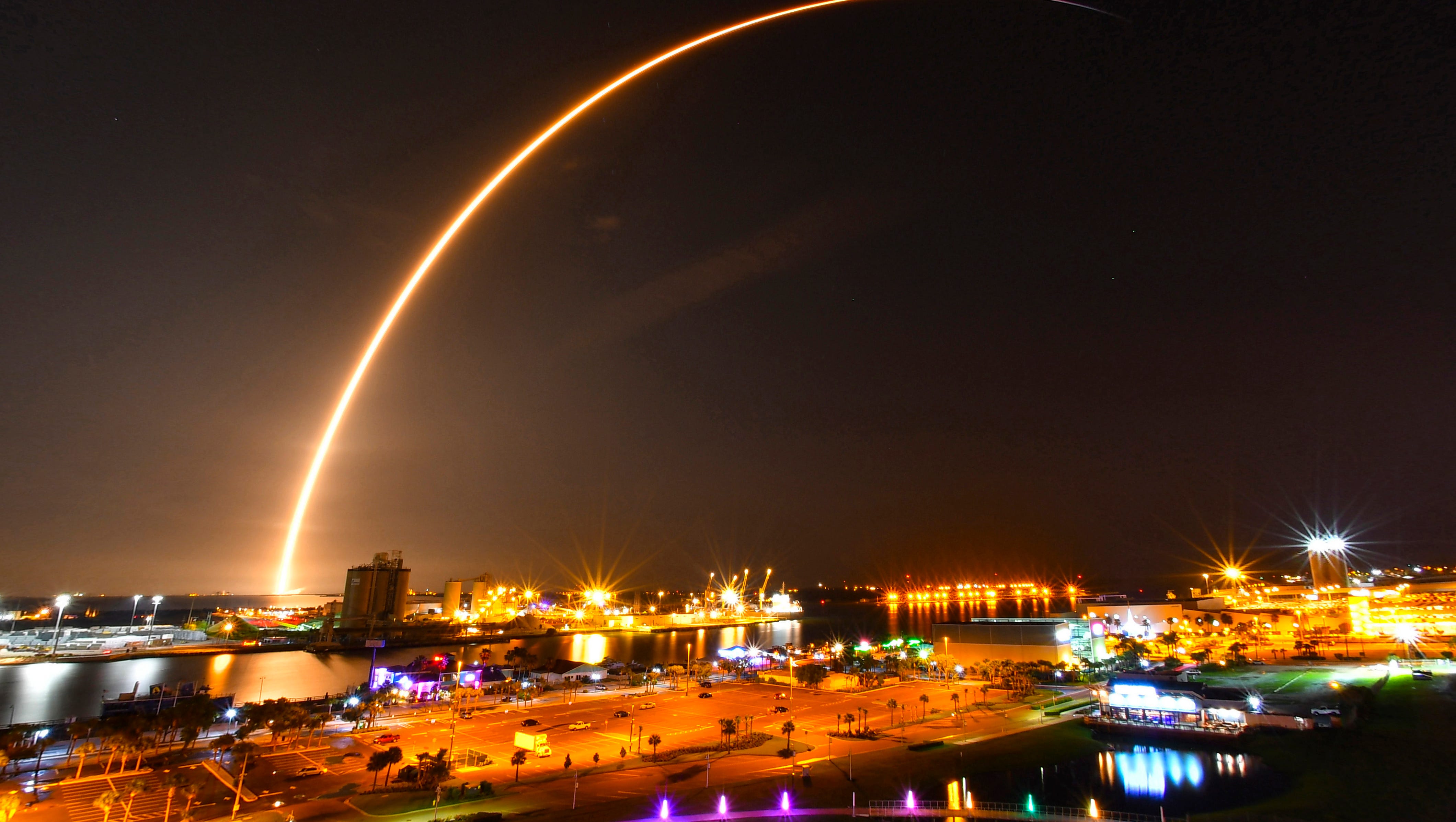 SpaceX launches Falcon 9 rocket from Cape Canaveral, lands booster