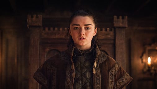Arya (Maisie Williams) on 'Game of Thrones.'