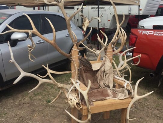 A chair fit for the Country Thunder Arizona king and/or