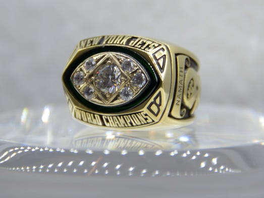 Super Bowl III ring: The New York Jets beat the Baltimore