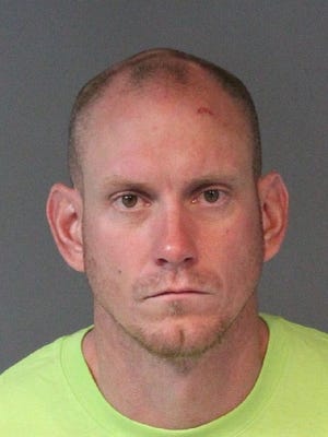 Corey Leggett, 36, was arrested by Reno police after a brief standoff.