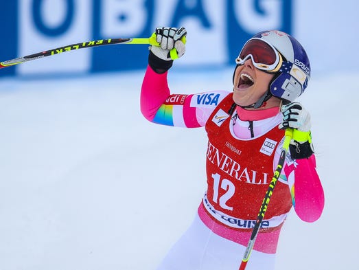 Lindsey Vonn ties all-time World Cup wins mark at 62