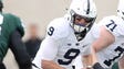 Michigan State's Brandon Randle preasures Penn State's