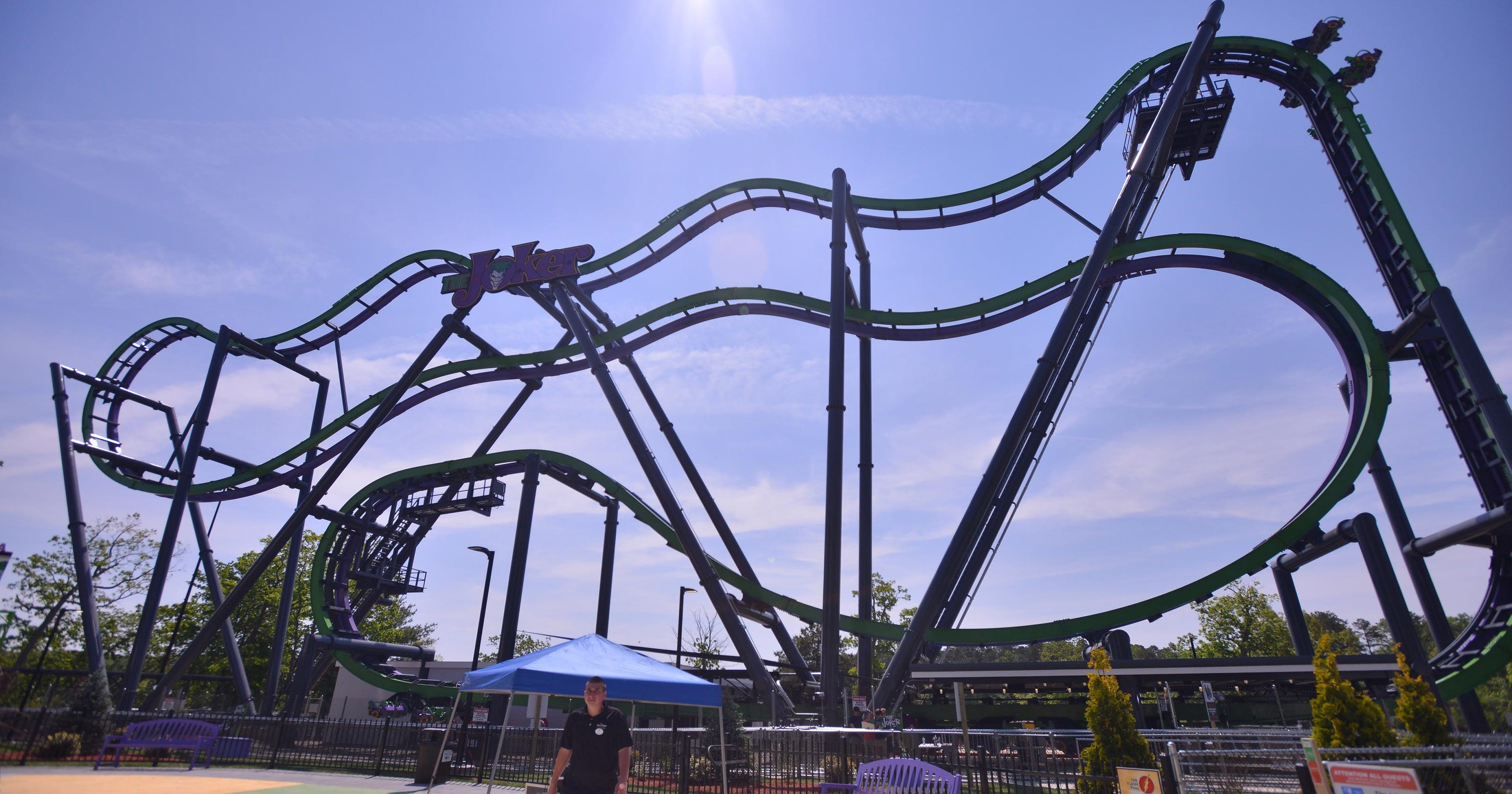 The Joker Six Flags Newest Coaster Succumbs To Technical