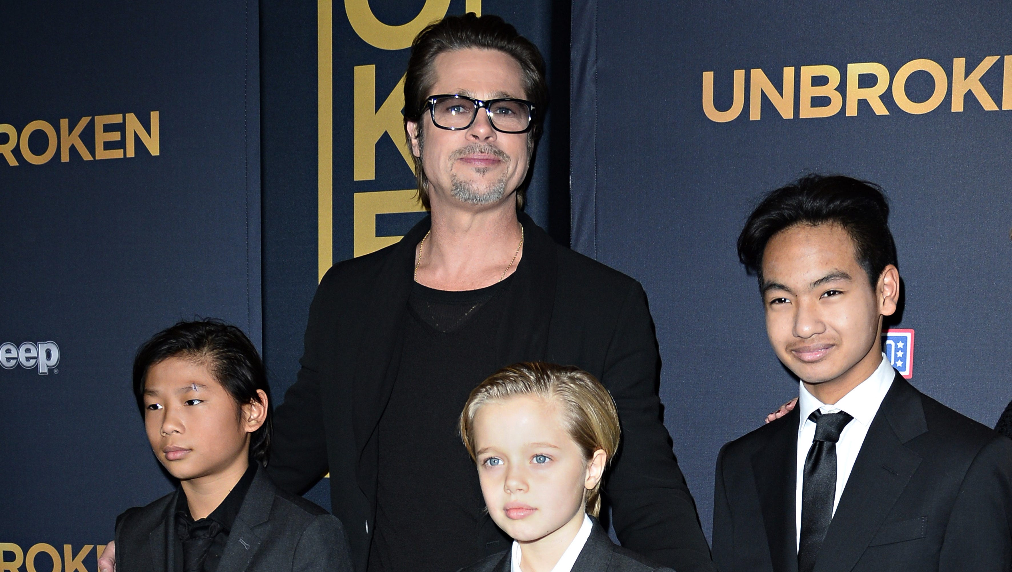 Reports Brad Pitt Reunites With His Children