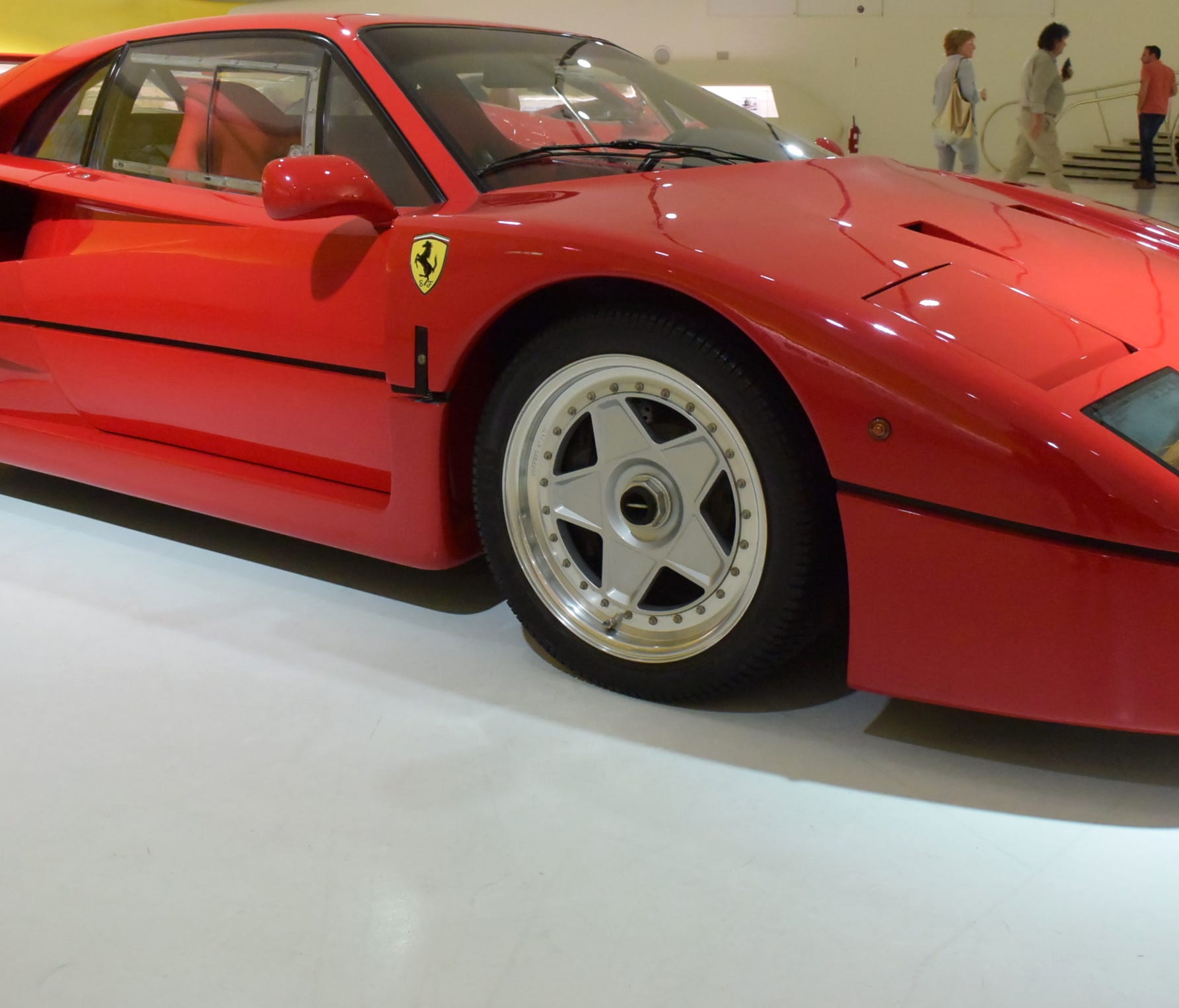 The F40, a road race car, was built in 1987 to celebrate the 40th anniversary of Ferrari. Nick Mason of Pink Floyd, Eric Clapton and Sylvester Stallone are counted among the F40's fans.