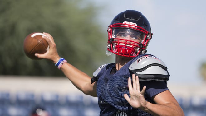 In his first varsity game, Jack Miller passed for 256 yards and five TDs.