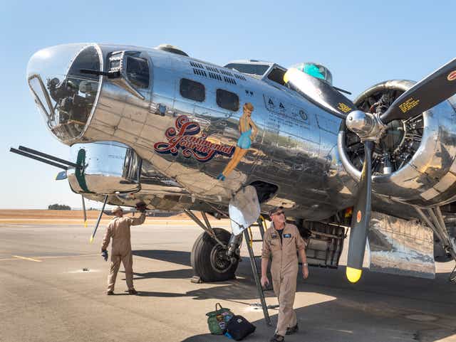 Get Wallpaper Take A Sentimental Journey On A 70 Year Old Bomber In Visalia Free HD
