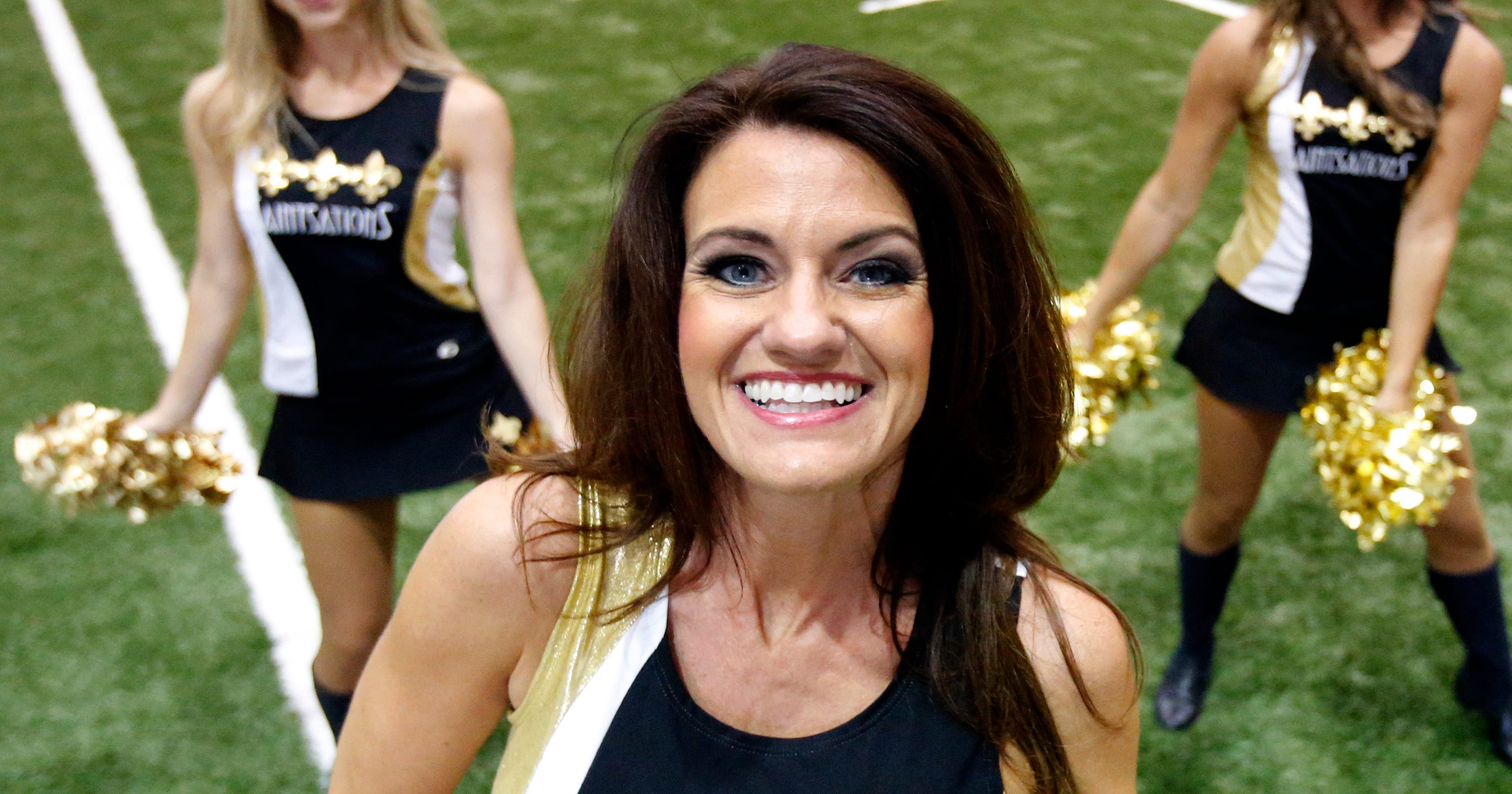 40 Year Old Mom Makes New Orleans Saints Cheerleading Squad