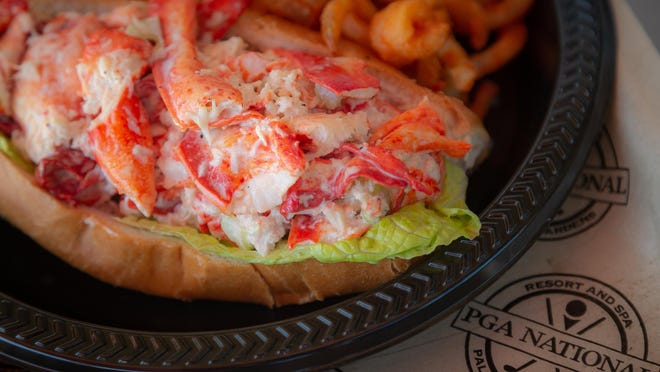 A New England Lobster Roll is part of the fare offered at Bar 91 during the 2020 Honda Classic at PGA National Resort and Spa in Palm Beach Gardens.