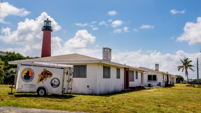 Old Coast Guard barracks being considered for demolition or refurbishment by the Bureau of Land Management inside Jupiter Inlet Lighthouse Outstanding Natural Area on October 1, 2019.