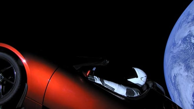 Elon Musk S Tesla Roadster Bound For Asteroid Belt
