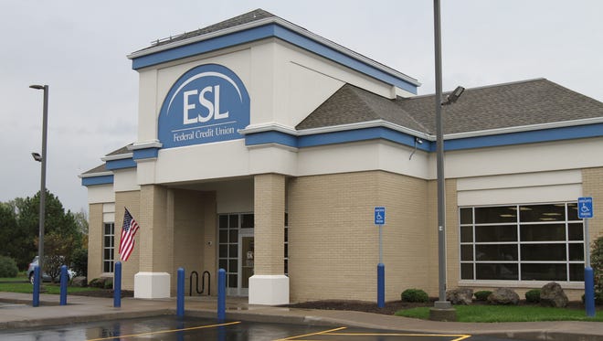 ESL Federal Credit Union has several branches. This one is on Ridge Road in Webster.