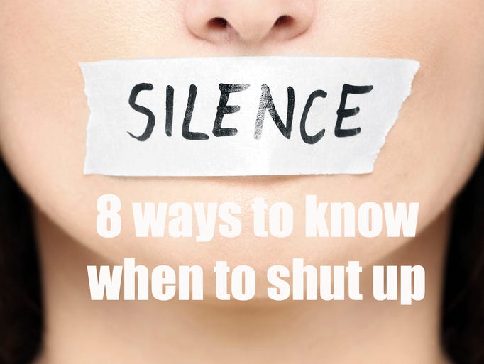 Ask Clay: 8 ways to know when to shut up