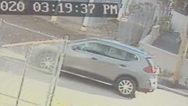 Police released this photograph of a suspect vehicle in an abduction.
