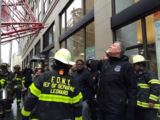 1 dead, 3 injured in massive crane collapse in NYC