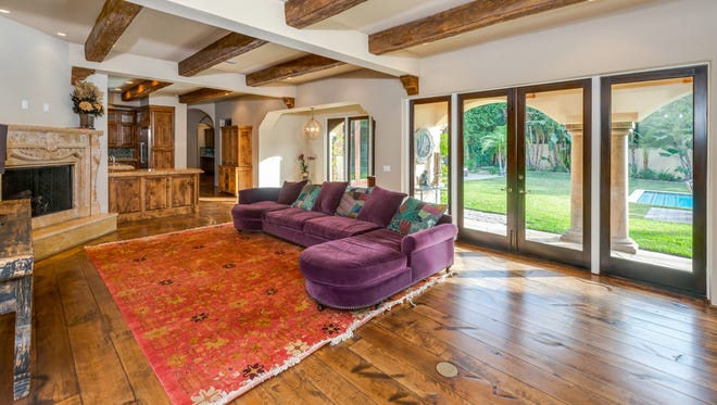Miley Cyrus' former home offers plenty of room to practice dance routines.