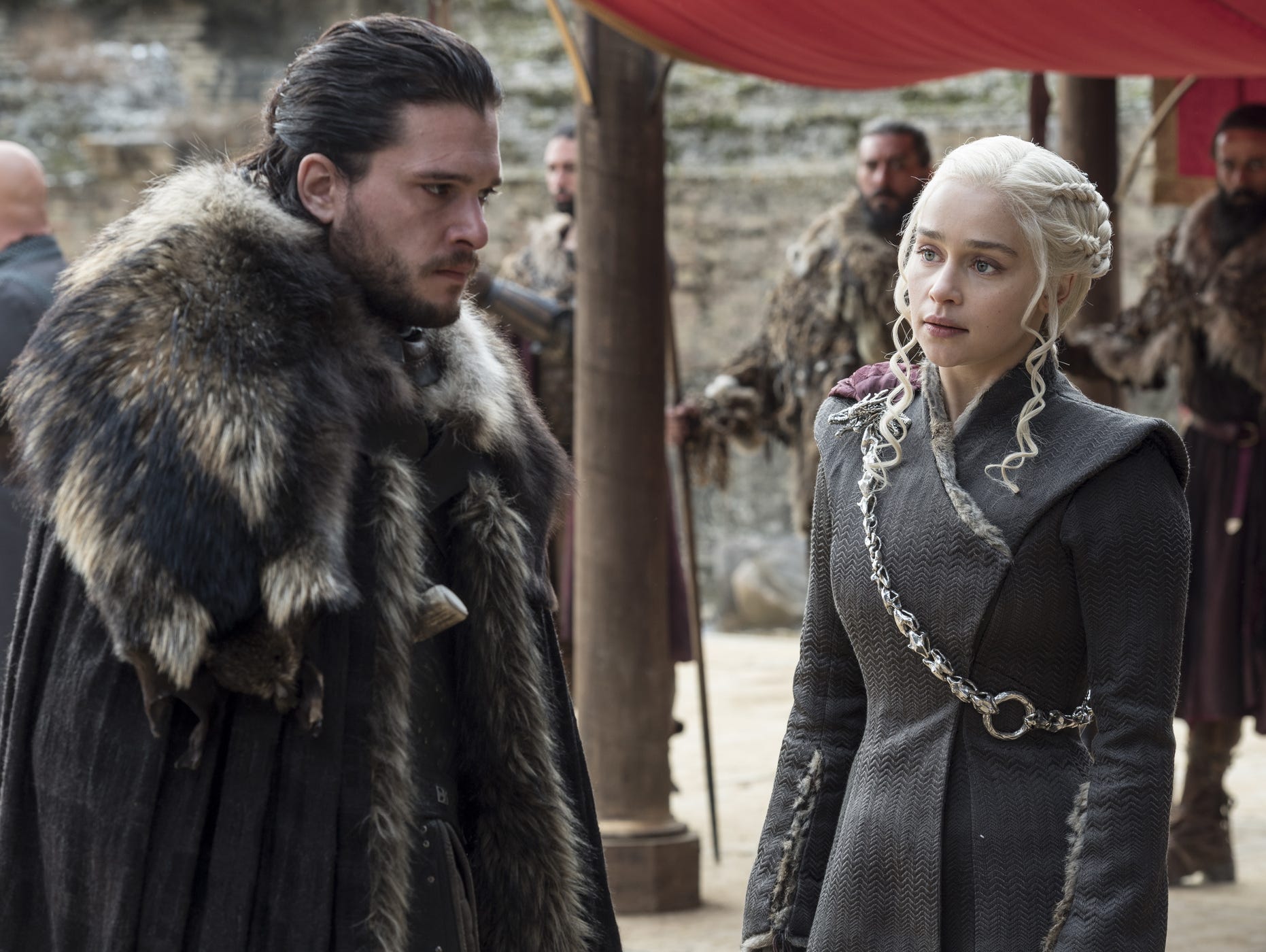 Jon and Dany's relationship continues to grow, as he still doesn't know the truth about his parentage.